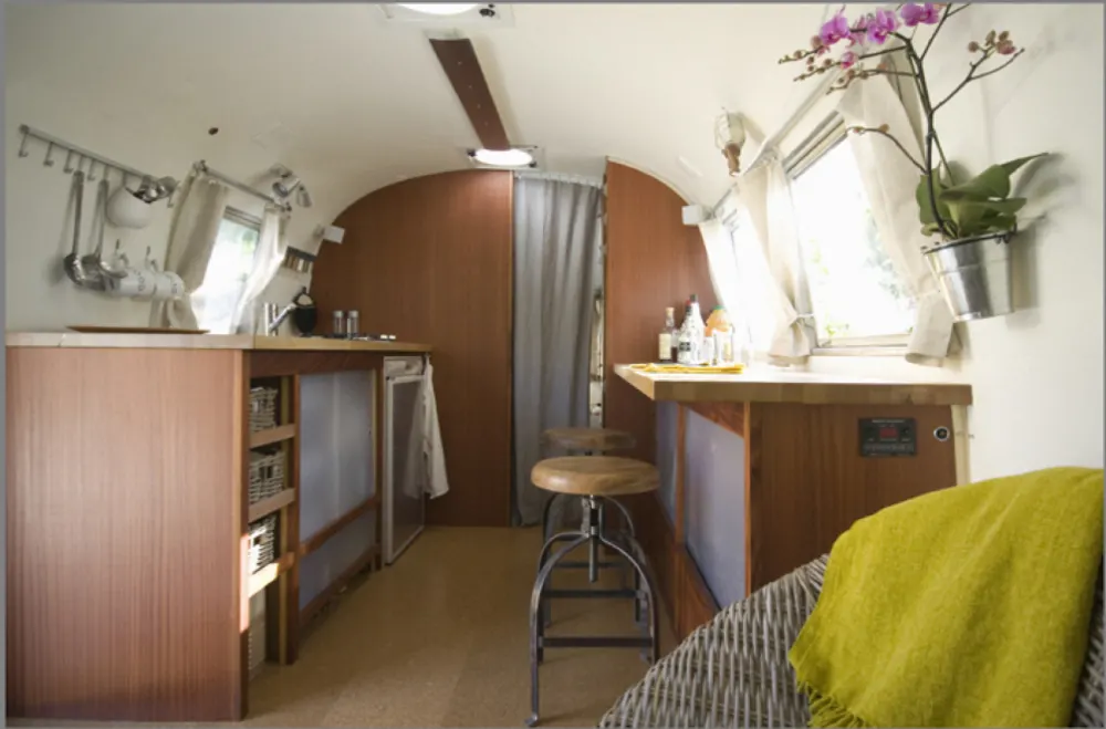 Airstream Renovations - Creating a open, airy and zen-like space was important to this client, and I think they achieved just that.