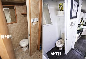 RB Bathroom Renovations - from boring to bright... with something as simple as a coat of paint
