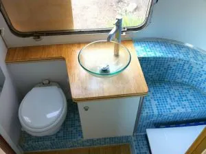 RV Bathroom Renovations - Another fabulous RV bathroom design