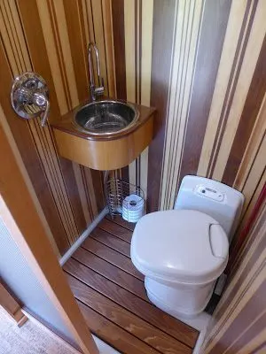 RV Bathroom Renovations - a small but functional (and beautiful) space