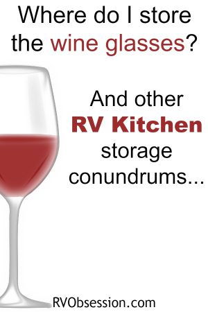 RV Kitchen Storage Solutions - for tips and great ideas for how to store everything in your small RV kitchen, so that you can easily find it and use it.
