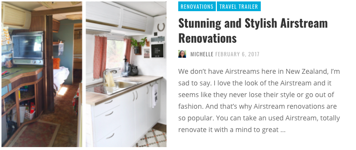 I’m Dreaming of an Airstream | Instagram Dreaming - If you also love seeing renovations of Airstreams then you'll love this collection of some of the best!