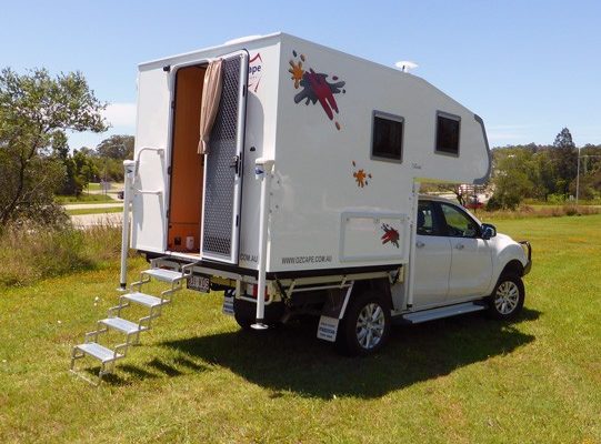 Ozcape Shorta truck camper exterior view